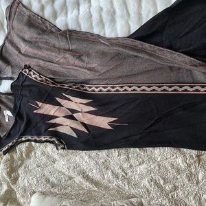 Blu Pepper Vest with tribal design